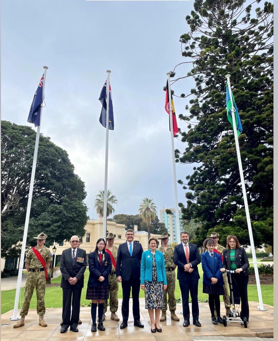 Featured image for “Aboriginal and Torres Strait Islander flags fly at Government House permanently”
